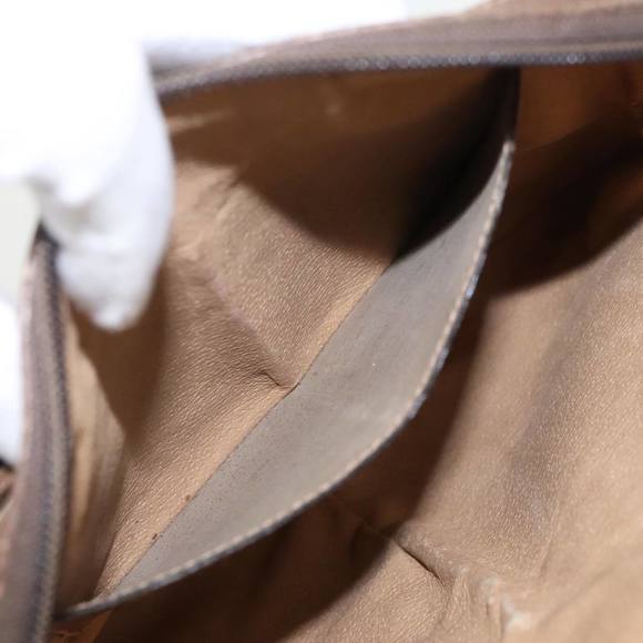 GUCCI GG Supreme Web Sherry Line Shoulder Bag PVC Beige 904 02 047 Auth 96969 - Picture 11 of 16